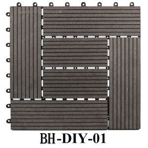 Çevre dostu DIY WPC ahşap zemin tekne için geri dönüşümlü