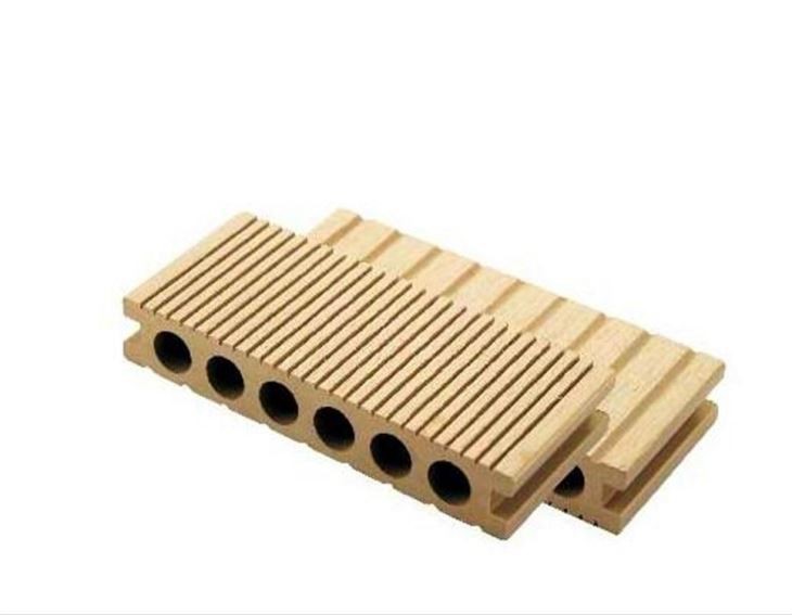 Skin-friendly Outdoor Pool WPC Floor/decking Wood Composite Tiles 140x24mm